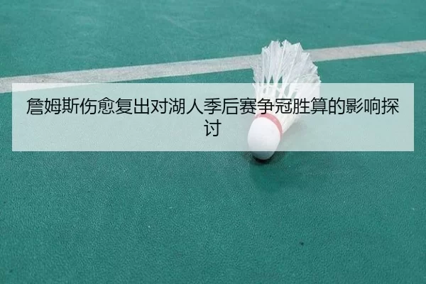 詹姆斯伤愈复出对湖人季后赛争冠胜算的影响探讨